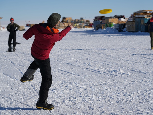 Antarctic frisbee